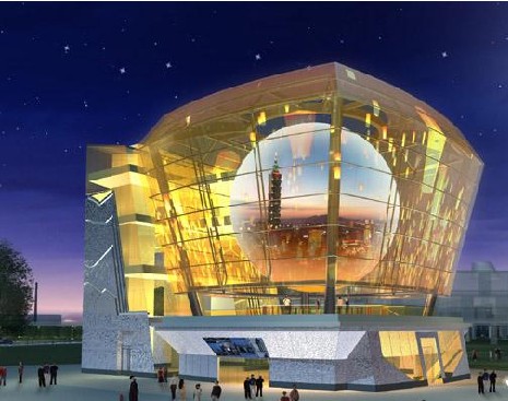 天燈造型臺灣館