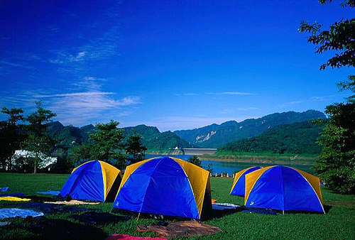 嘉義農場旁邊的曾文水庫