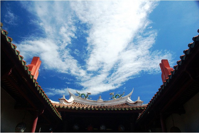 祀典武廟上空的藍天