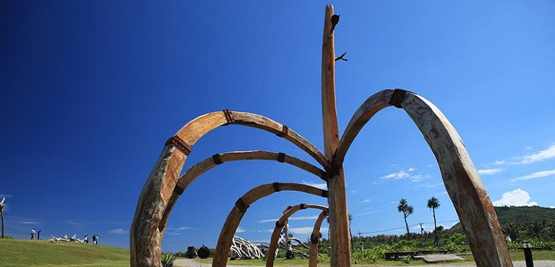 加路蘭的漂流木裝置藝術