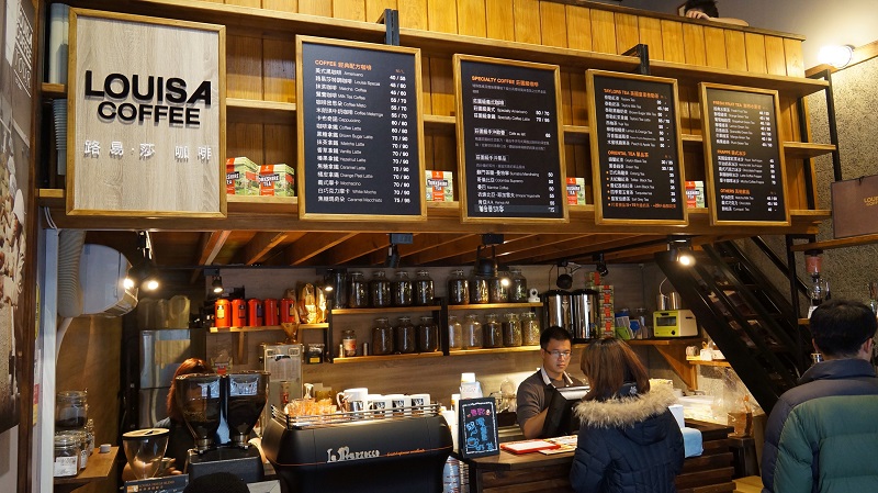 收銀臺 路易?莎咖啡
