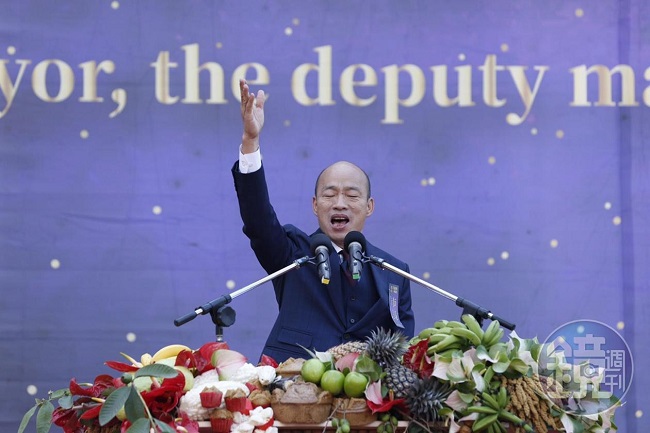 韓國瑜新科上任 人氣爆棚