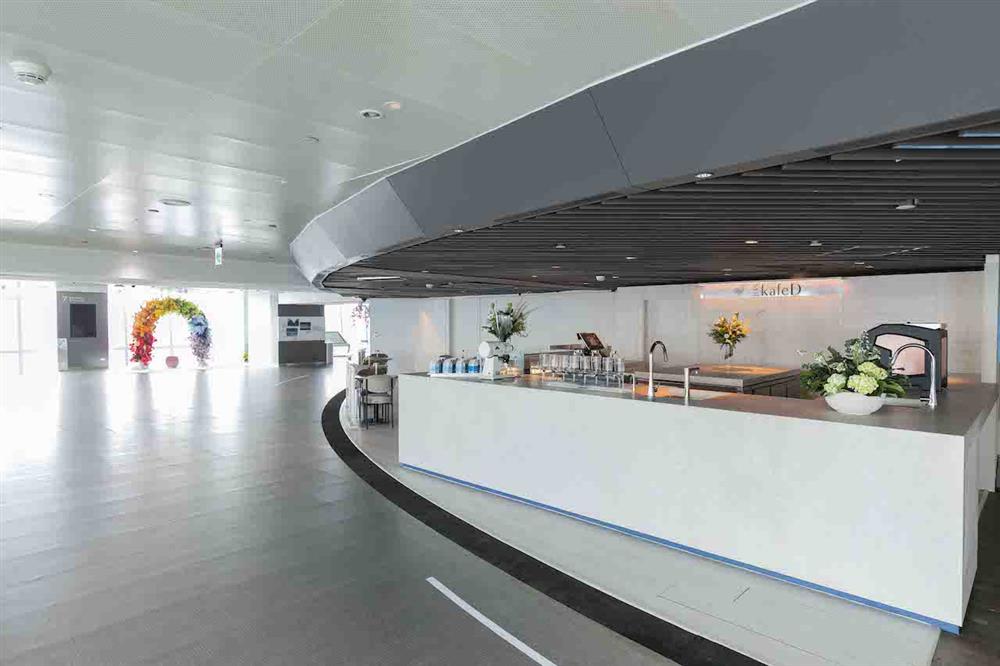 臺北最高的咖啡廳kafeD 101店